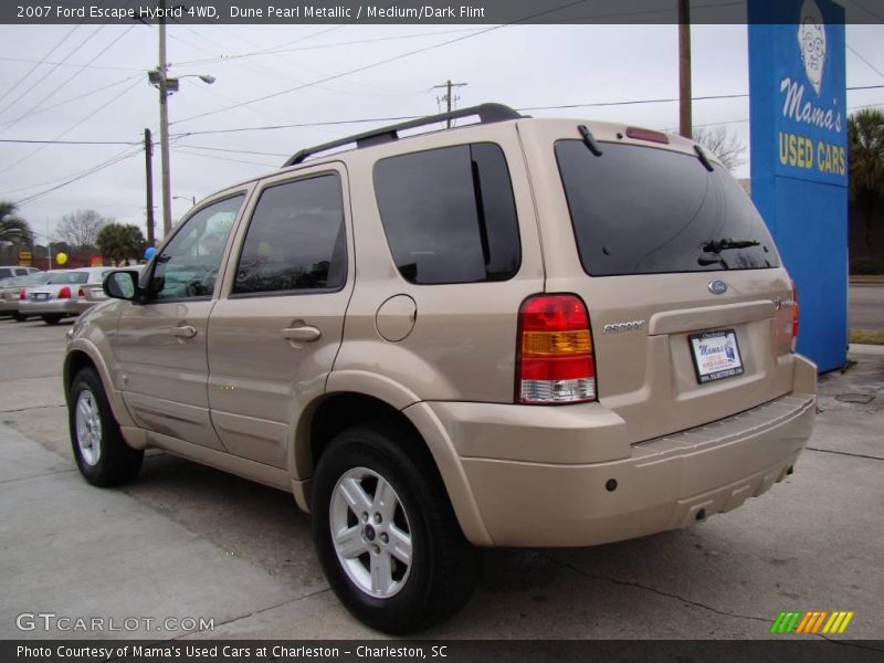 Dune Pearl Metallic / Medium/Dark Flint 2007 Ford Escape Hybrid 4WD