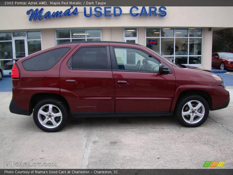 Maple Red Metallic / Dark Taupe 2003 Pontiac Aztek AWD