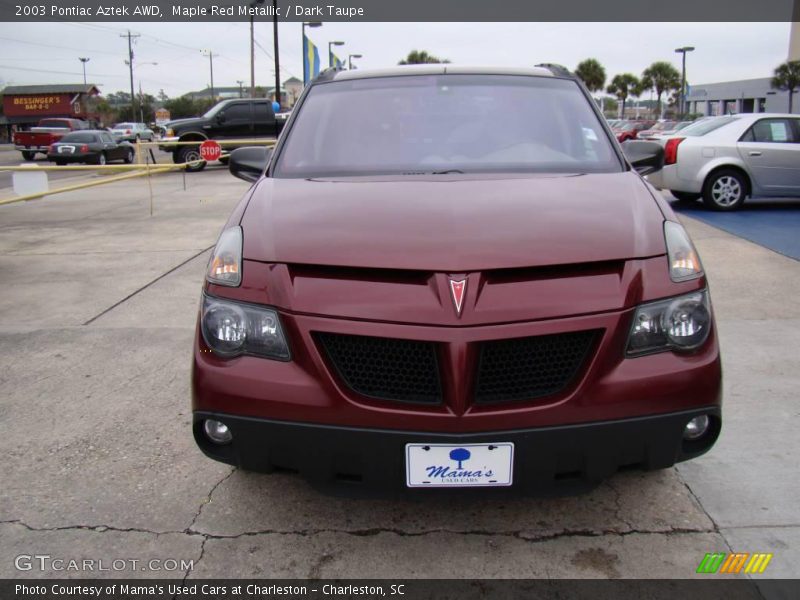 Maple Red Metallic / Dark Taupe 2003 Pontiac Aztek AWD