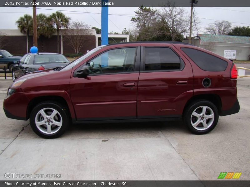 Maple Red Metallic / Dark Taupe 2003 Pontiac Aztek AWD
