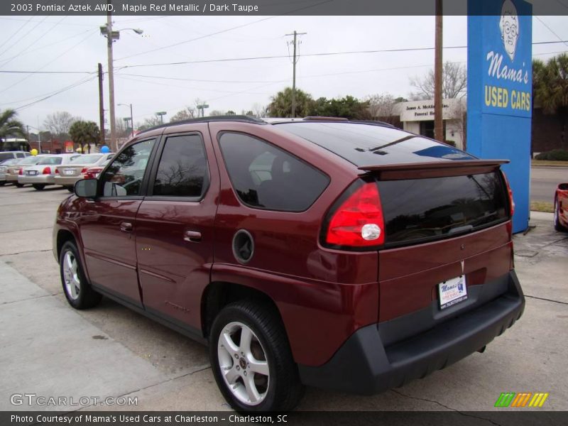 Maple Red Metallic / Dark Taupe 2003 Pontiac Aztek AWD
