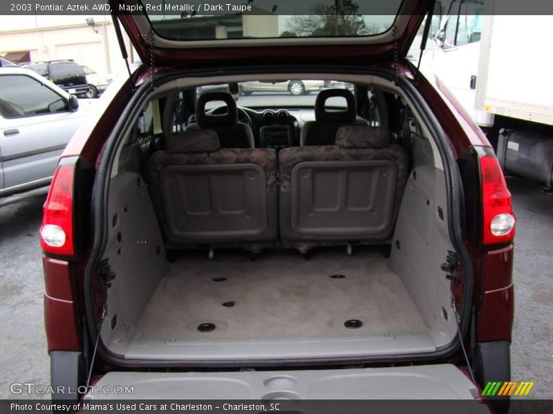 Maple Red Metallic / Dark Taupe 2003 Pontiac Aztek AWD