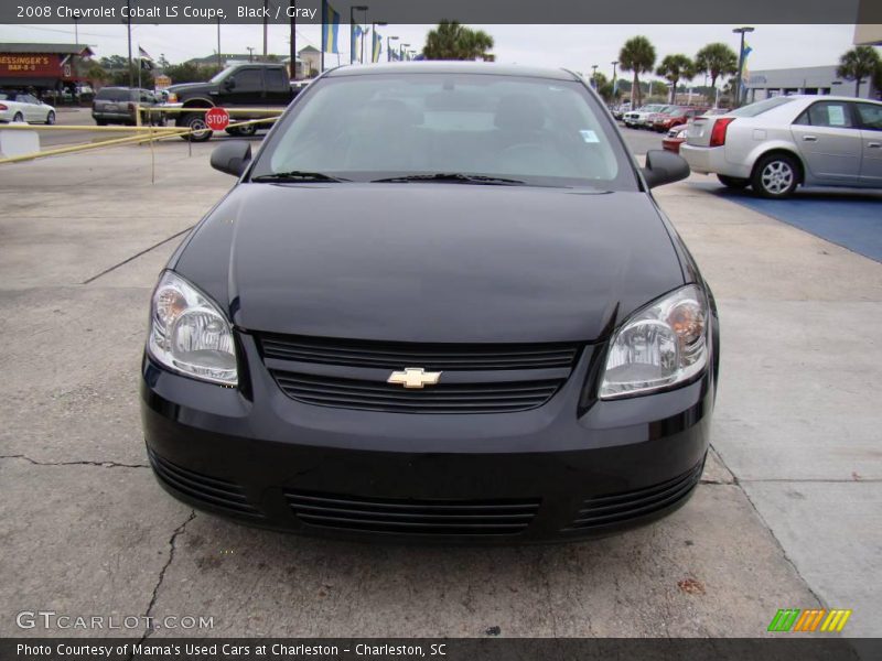 Black / Gray 2008 Chevrolet Cobalt LS Coupe