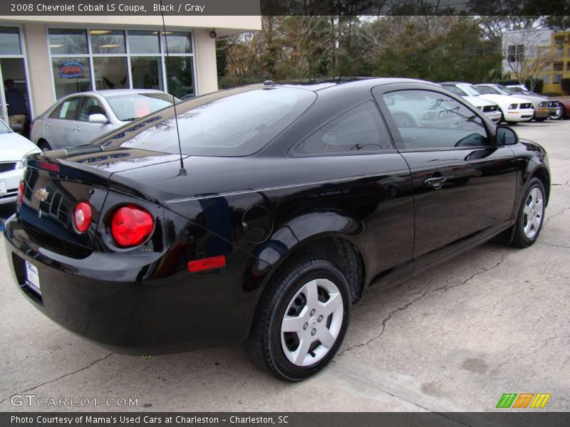 Black / Gray 2008 Chevrolet Cobalt LS Coupe