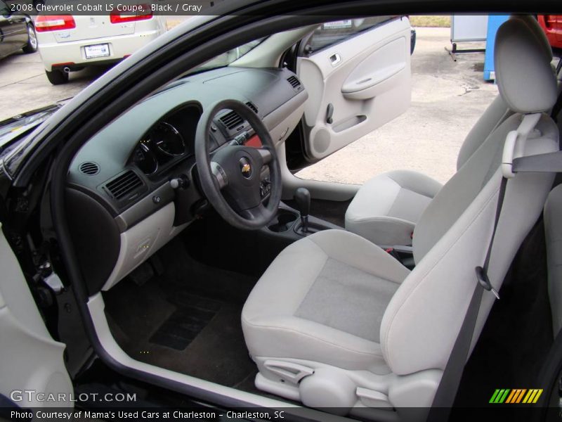 Black / Gray 2008 Chevrolet Cobalt LS Coupe