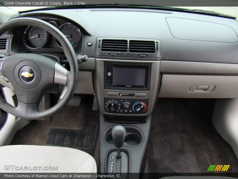 Black / Gray 2008 Chevrolet Cobalt LS Coupe