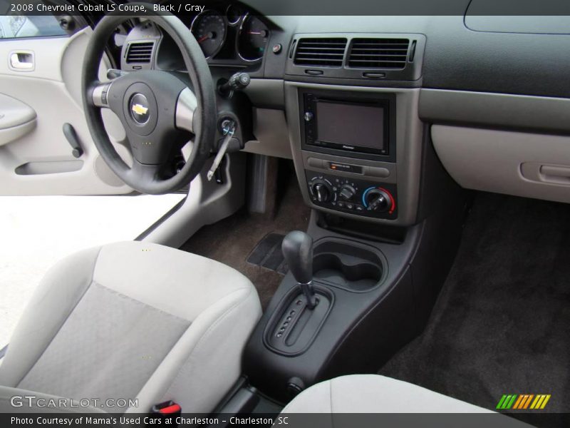 Black / Gray 2008 Chevrolet Cobalt LS Coupe