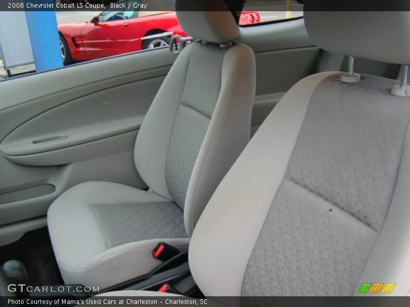 Black / Gray 2008 Chevrolet Cobalt LS Coupe