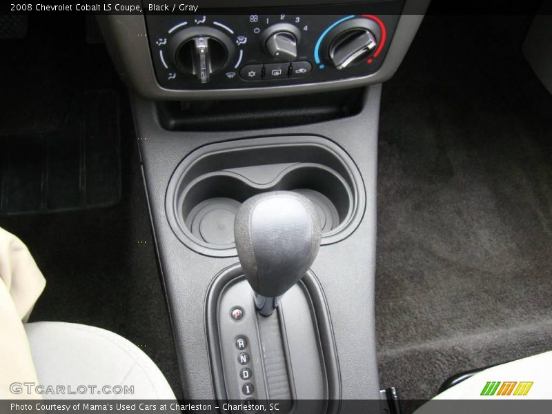 Black / Gray 2008 Chevrolet Cobalt LS Coupe