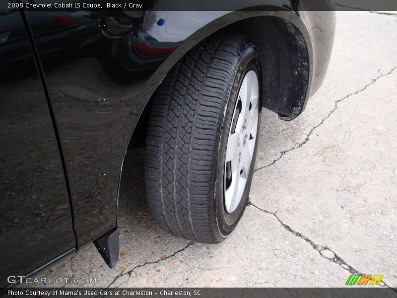 Black / Gray 2008 Chevrolet Cobalt LS Coupe