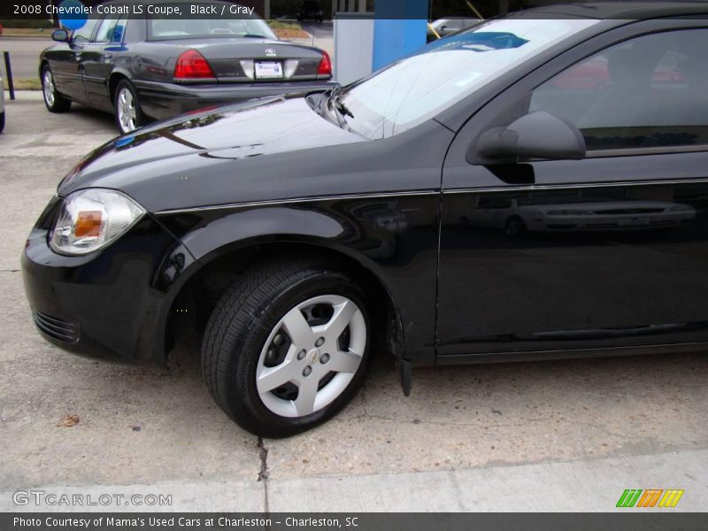 Black / Gray 2008 Chevrolet Cobalt LS Coupe