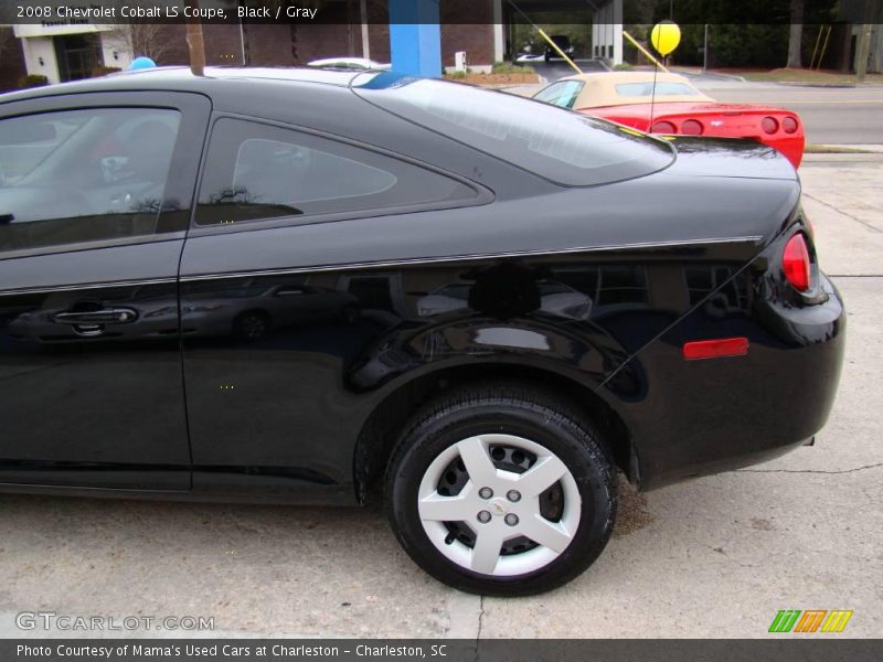 Black / Gray 2008 Chevrolet Cobalt LS Coupe
