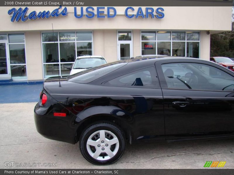 Black / Gray 2008 Chevrolet Cobalt LS Coupe