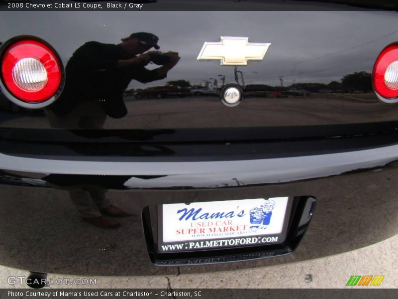 Black / Gray 2008 Chevrolet Cobalt LS Coupe