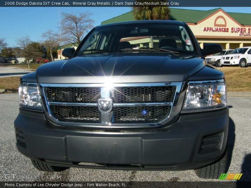 Mineral Gray Metallic / Dark Slate Gray/Medium Slate Gray 2008 Dodge Dakota SXT Crew Cab