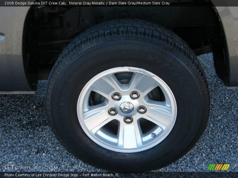 Mineral Gray Metallic / Dark Slate Gray/Medium Slate Gray 2008 Dodge Dakota SXT Crew Cab