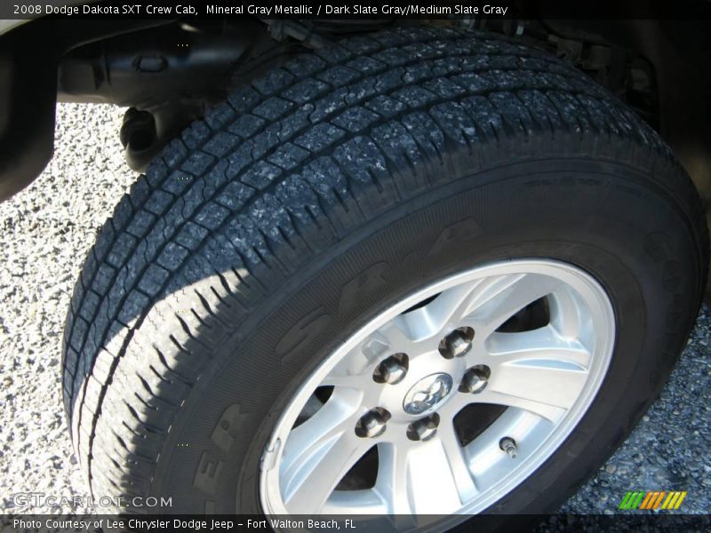 Mineral Gray Metallic / Dark Slate Gray/Medium Slate Gray 2008 Dodge Dakota SXT Crew Cab