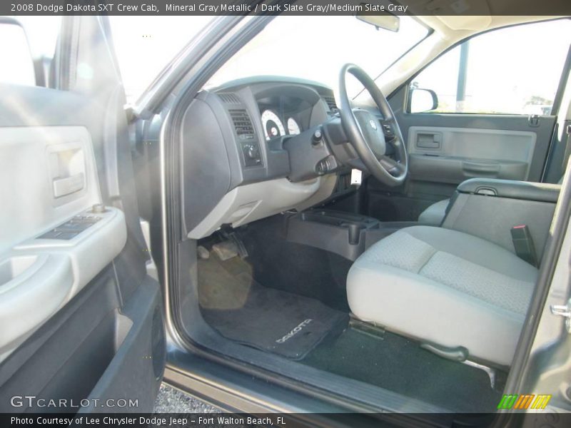 Mineral Gray Metallic / Dark Slate Gray/Medium Slate Gray 2008 Dodge Dakota SXT Crew Cab