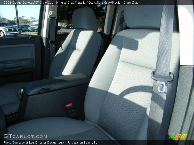 Mineral Gray Metallic / Dark Slate Gray/Medium Slate Gray 2008 Dodge Dakota SXT Crew Cab