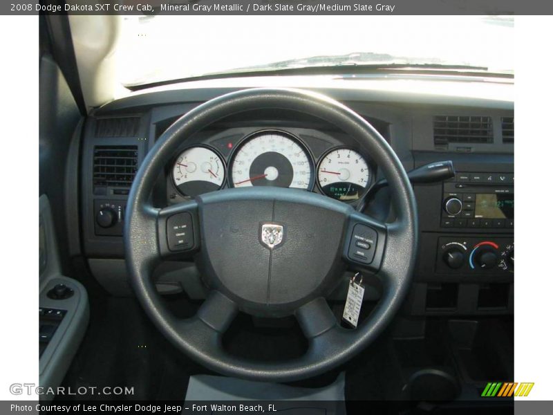 Mineral Gray Metallic / Dark Slate Gray/Medium Slate Gray 2008 Dodge Dakota SXT Crew Cab