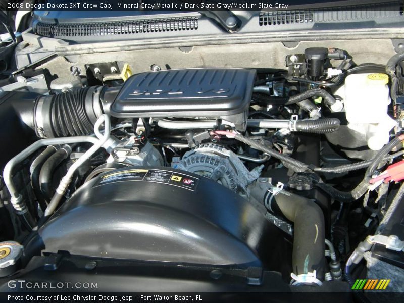Mineral Gray Metallic / Dark Slate Gray/Medium Slate Gray 2008 Dodge Dakota SXT Crew Cab
