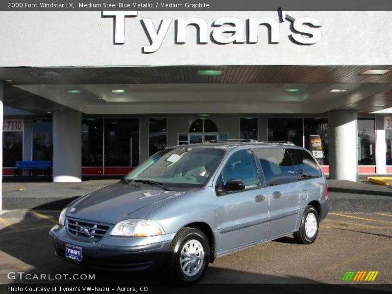 Medium Steel Blue Metallic / Medium Graphite 2000 Ford Windstar LX