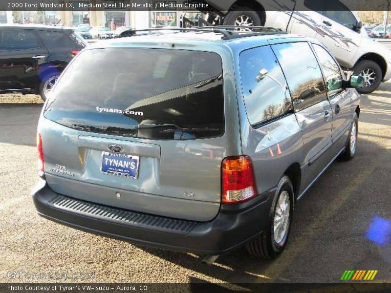 Medium Steel Blue Metallic / Medium Graphite 2000 Ford Windstar LX