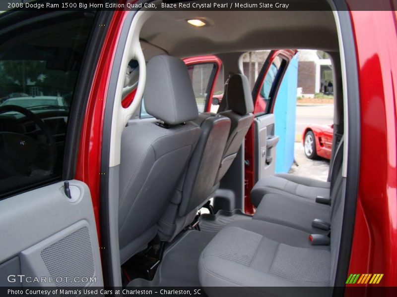 Blaze Red Crystal Pearl / Medium Slate Gray 2008 Dodge Ram 1500 Big Horn Edition Quad Cab