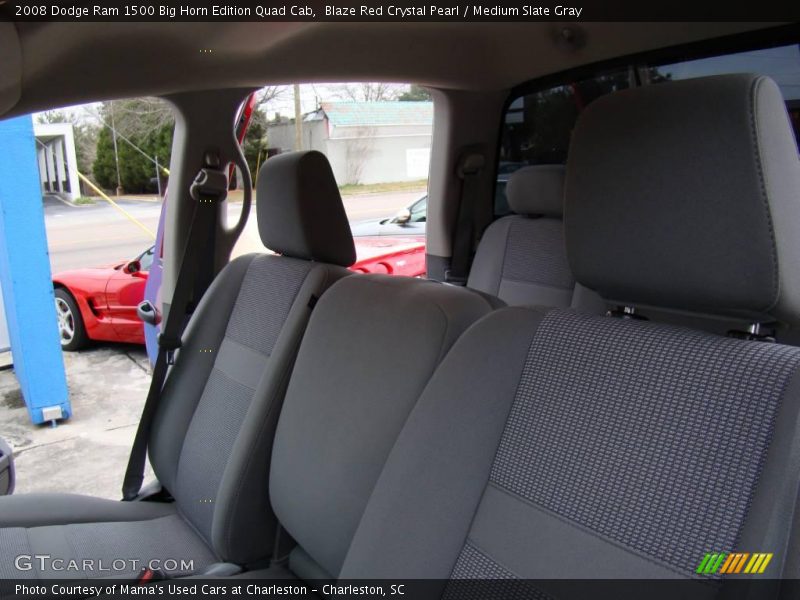 Blaze Red Crystal Pearl / Medium Slate Gray 2008 Dodge Ram 1500 Big Horn Edition Quad Cab