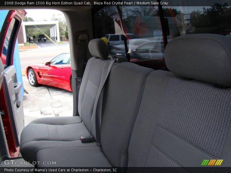 Blaze Red Crystal Pearl / Medium Slate Gray 2008 Dodge Ram 1500 Big Horn Edition Quad Cab