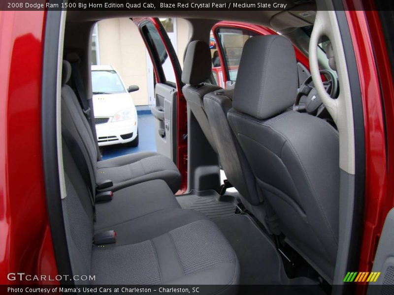 Blaze Red Crystal Pearl / Medium Slate Gray 2008 Dodge Ram 1500 Big Horn Edition Quad Cab