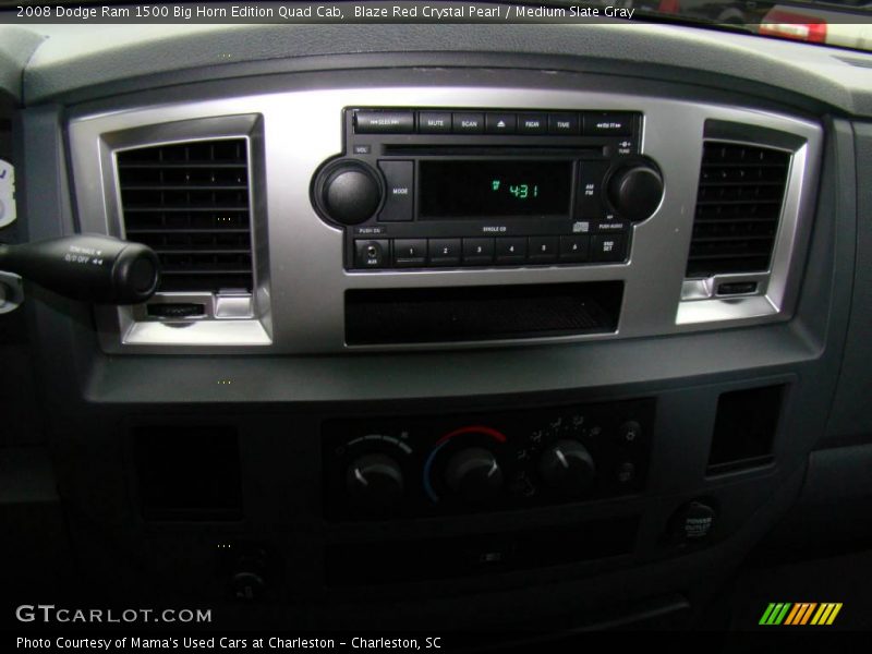 Blaze Red Crystal Pearl / Medium Slate Gray 2008 Dodge Ram 1500 Big Horn Edition Quad Cab