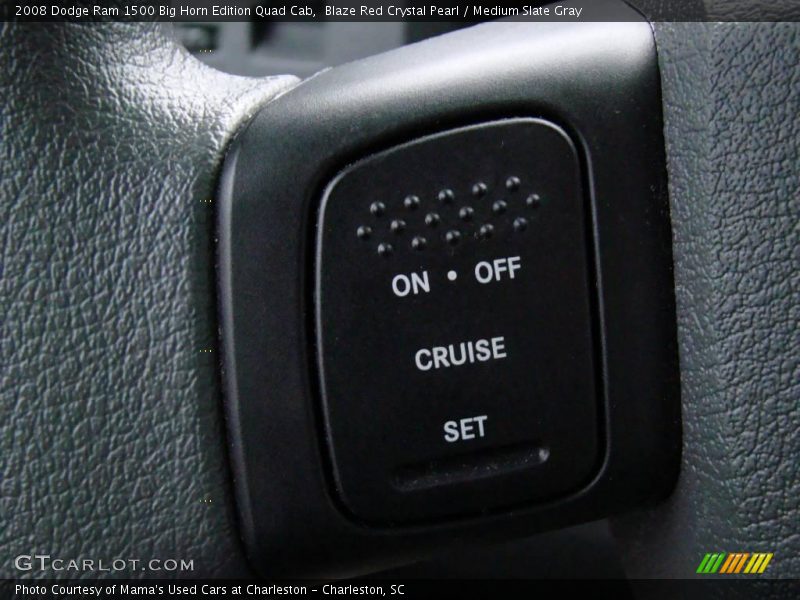 Blaze Red Crystal Pearl / Medium Slate Gray 2008 Dodge Ram 1500 Big Horn Edition Quad Cab