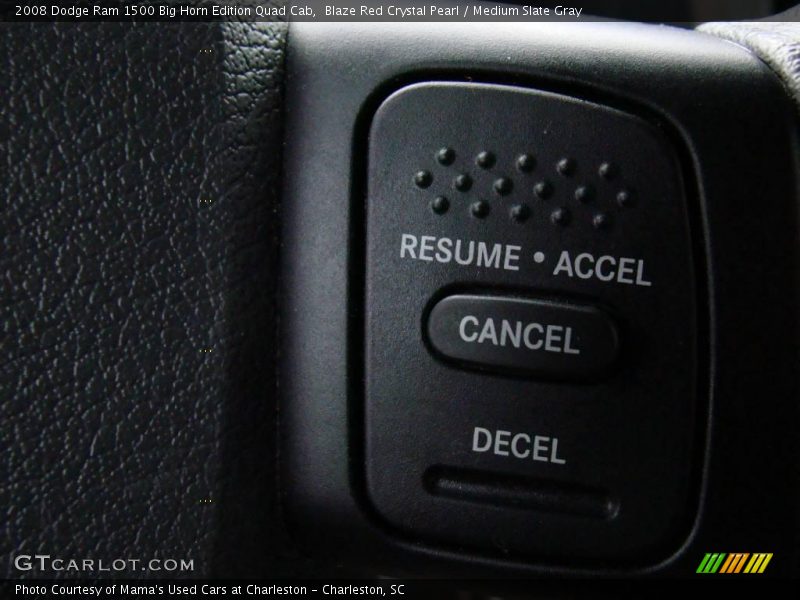 Blaze Red Crystal Pearl / Medium Slate Gray 2008 Dodge Ram 1500 Big Horn Edition Quad Cab