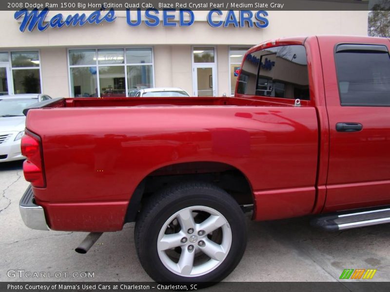Blaze Red Crystal Pearl / Medium Slate Gray 2008 Dodge Ram 1500 Big Horn Edition Quad Cab
