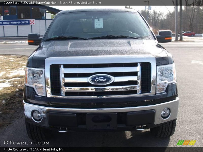 Black / Stone/Medium Stone 2009 Ford F150 XLT SuperCab 4x4