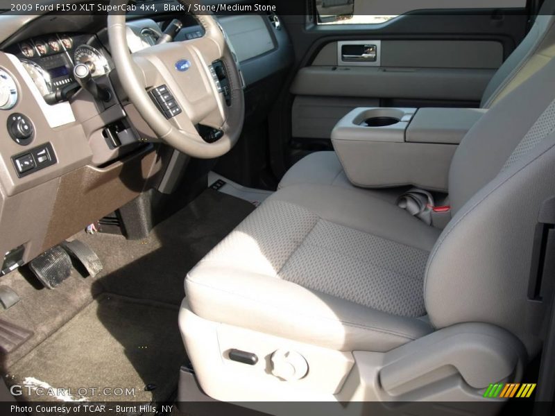 Black / Stone/Medium Stone 2009 Ford F150 XLT SuperCab 4x4