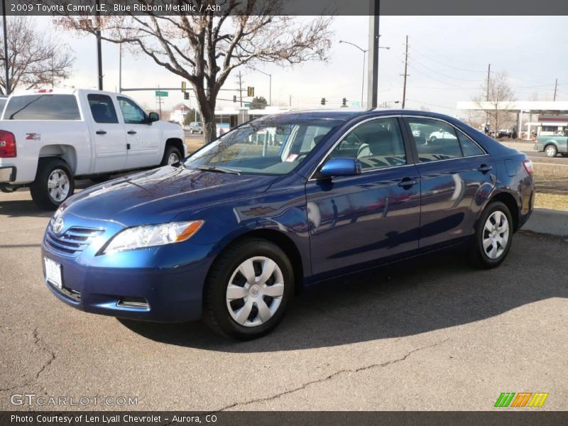 Blue Ribbon Metallic / Ash 2009 Toyota Camry LE