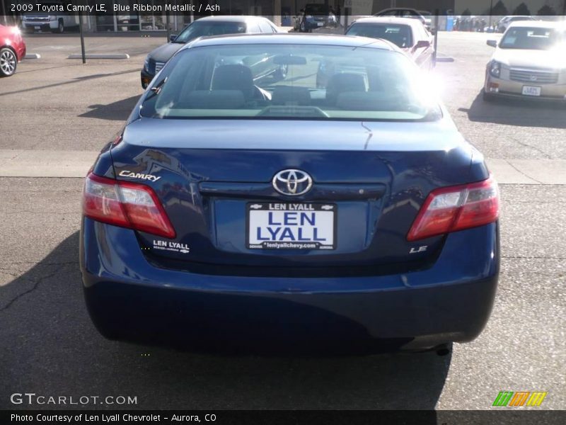 Blue Ribbon Metallic / Ash 2009 Toyota Camry LE