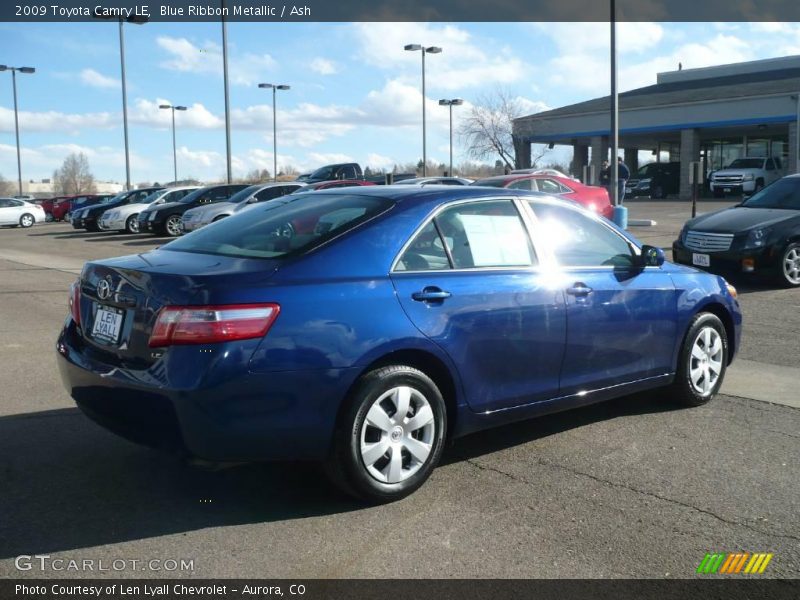 Blue Ribbon Metallic / Ash 2009 Toyota Camry LE