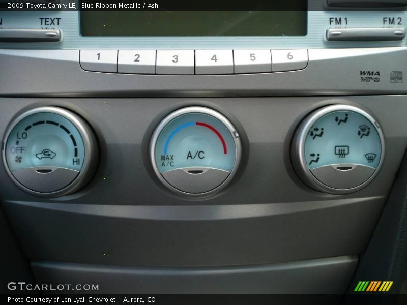 Blue Ribbon Metallic / Ash 2009 Toyota Camry LE
