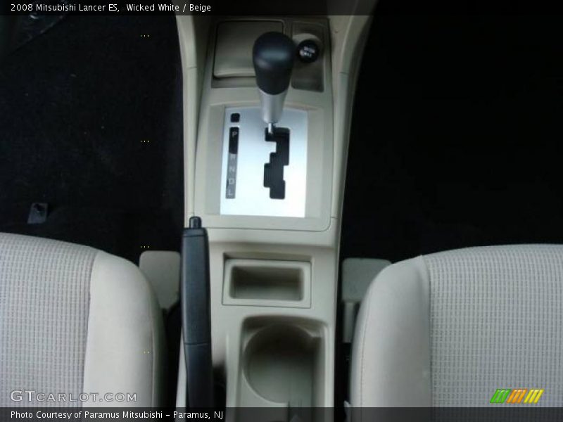 Wicked White / Beige 2008 Mitsubishi Lancer ES