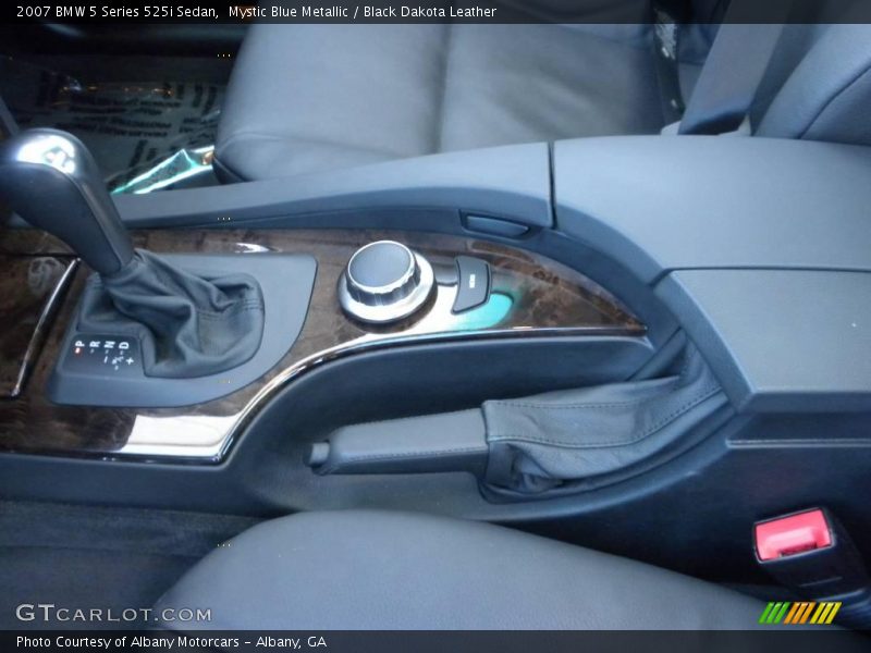 Mystic Blue Metallic / Black Dakota Leather 2007 BMW 5 Series 525i Sedan