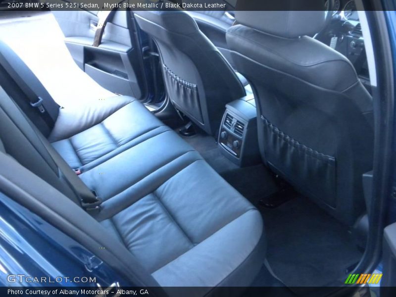 Mystic Blue Metallic / Black Dakota Leather 2007 BMW 5 Series 525i Sedan