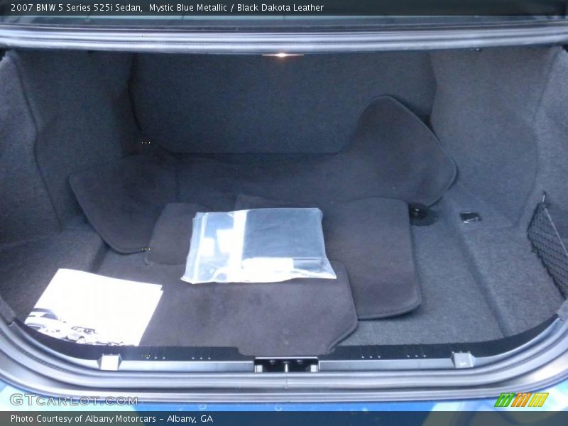 Mystic Blue Metallic / Black Dakota Leather 2007 BMW 5 Series 525i Sedan