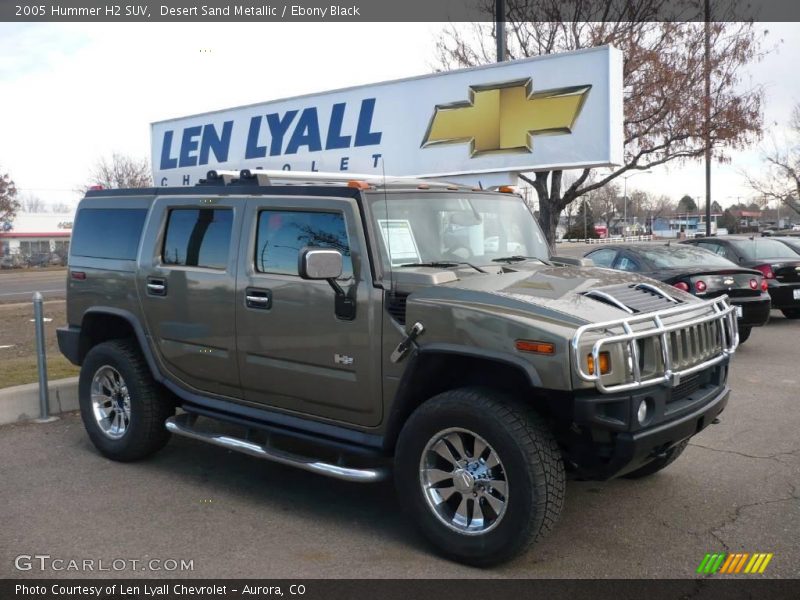 Desert Sand Metallic / Ebony Black 2005 Hummer H2 SUV