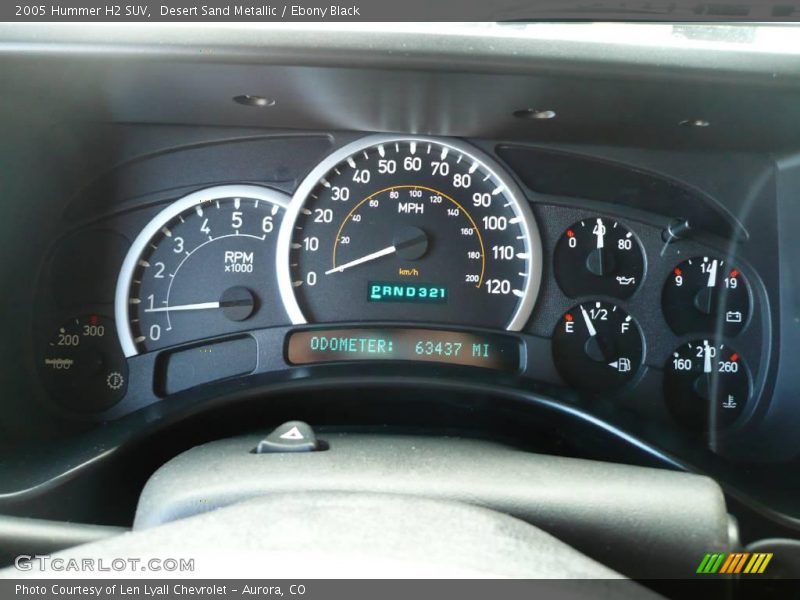 Desert Sand Metallic / Ebony Black 2005 Hummer H2 SUV