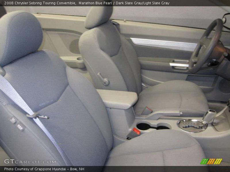 Marathon Blue Pearl / Dark Slate Gray/Light Slate Gray 2008 Chrysler Sebring Touring Convertible