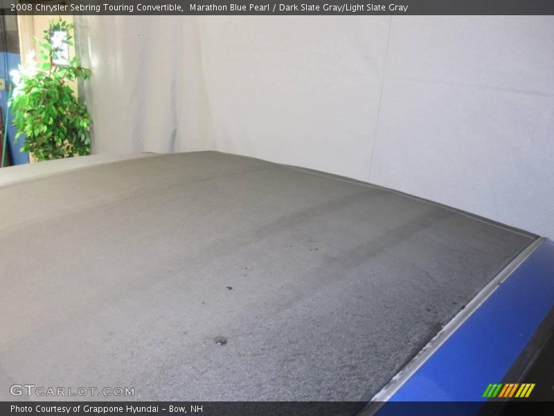 Marathon Blue Pearl / Dark Slate Gray/Light Slate Gray 2008 Chrysler Sebring Touring Convertible