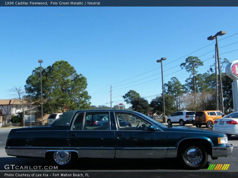 Polo Green Metallic / Neutral 1996 Cadillac Fleetwood